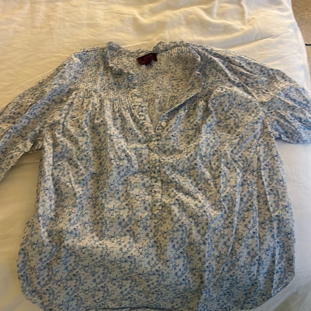 Adorable, floral liberty Jcrew blouse.